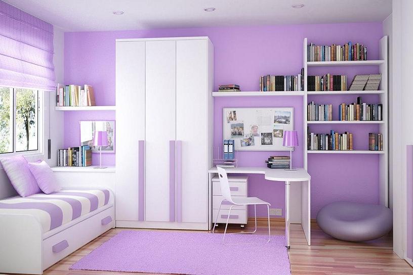 Фиолетовая Комната Для Подростка