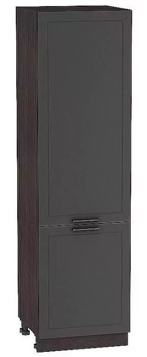 Шкаф пенал с 2-мя дверцами Глетчер 600Н (для верхних шкафов высотой 920) Маренго Силк/Венге