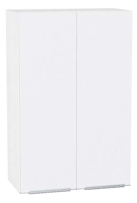 Шкаф верхний с 2-мя дверцами Фьюжн 920х600 Silky White/Белый