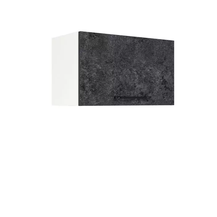 Шкаф верхний горизонтальный ШВГ 600 "София" Нувель (бетон черный) дизайн 1