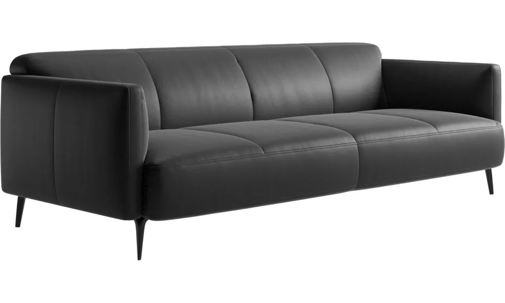 Прямой диван 3-местный Next 2 (Лофт) экокожа, Черный {4127451} – купить вСанкт-Петербурге за 49290 руб в интернет-магазине Divano.ru