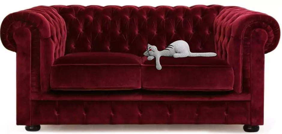 Прямой диван Честер, Бордовый {129770} – купить в Санкт-Петербурге за 34690руб в интернет-магазине Divano.ru