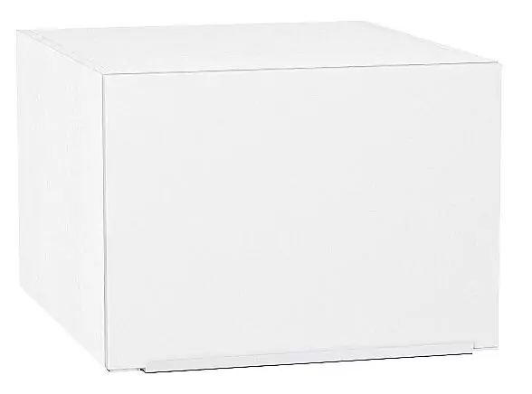 Шкаф верхний горизонтальный глубокий Фьюжн 500 Silky White/Белый