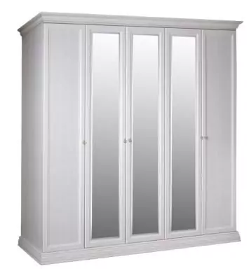 Шкаф 5-ти дверный Амели, Белый