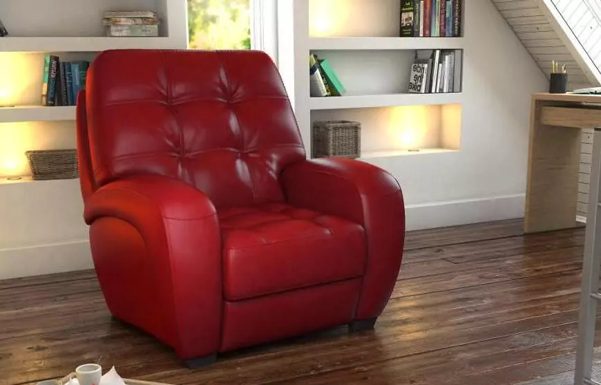 Кресло-кровать Соло красное