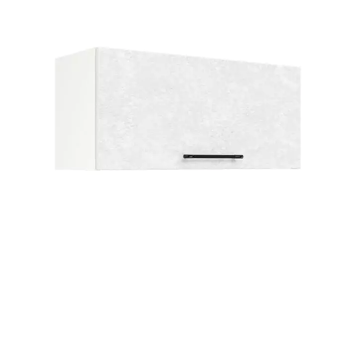 Шкаф верхний горизонтальный ШВГ 800 "София" Нувель (бетон белый) дизайн 1
