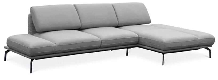 Кожаный диван с оттоманкой Рузвельт дизайн 2