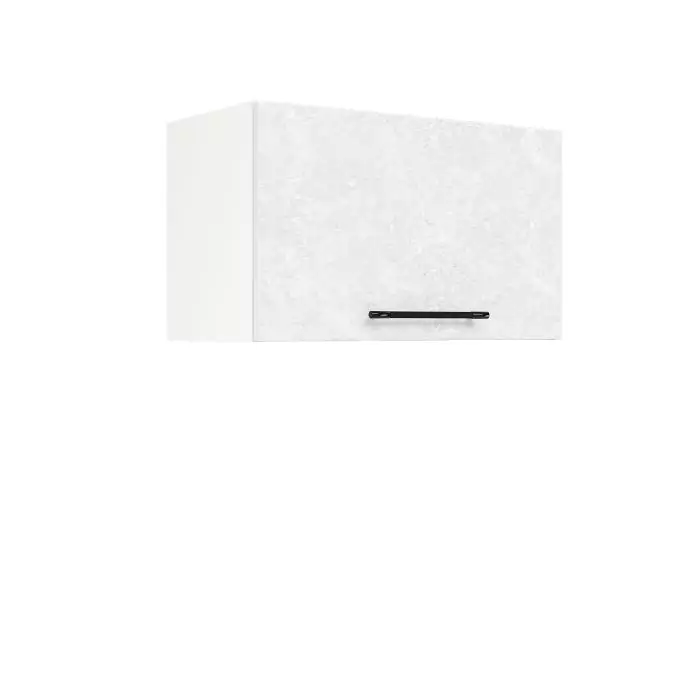 Шкаф верхний горизонтальный ШВГ 600 "София" Нувель (бетон белый) дизайн 1