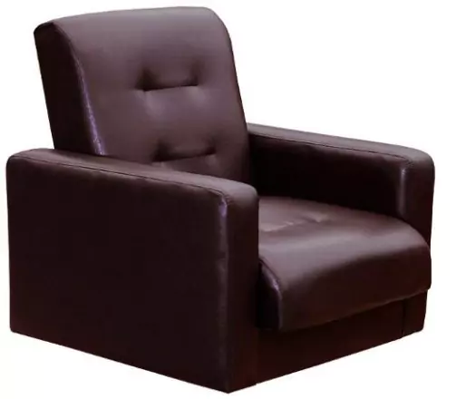 Кресло Аккорд экокожа коричневая арт211 СПБ