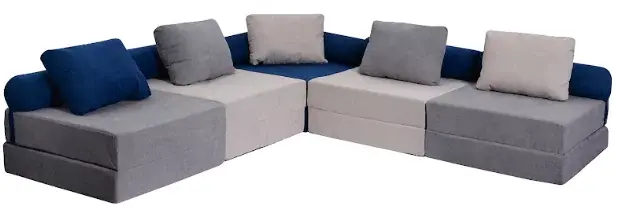 Бескаркасный Диван Спейс, Серый