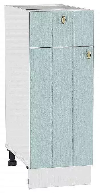 Шкаф нижний с 1-ой дверцей и ящиком Прованс 300 Голубой/Белый