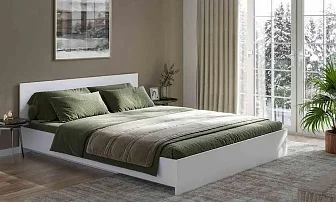 Кровать Ронда КР-140 с матрасом Divano Basic Независимые пружины (НПБ) дизайн 2 Кровати без механизма 