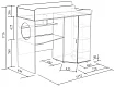 Детская кровать Легенда 4.3, Коричневый