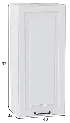 Шкаф верхний с 1-ой дверцей Ницца Ницца 920х400, Белый
