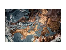 Стол обеденный раздвижной с фотопечатью Нью-йорк Серый 