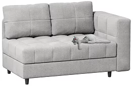 Прямой диван Мини Слип Еврокнижка Серый