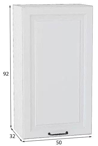 Шкаф верхний с 1-ой дверцей Ницца Ницца 920х500, Белый