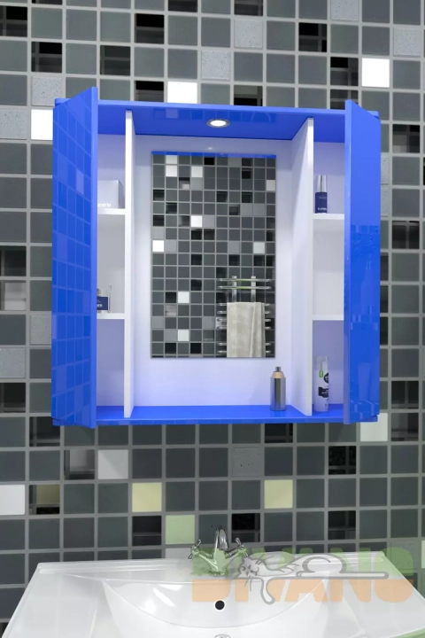 ф156 Шкафчик для ванной Мебелеф-3 Дизайн 1