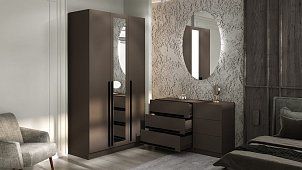 Комплект для спальни Бастион 2.5 м Коричневый
