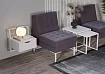 Стол журнальный Лофт дизайн 2, Белый