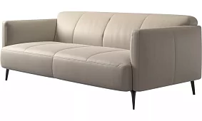 Прямой диван 2-местный Некст 2 (Лофт) экокожа Без механизма Бежевый