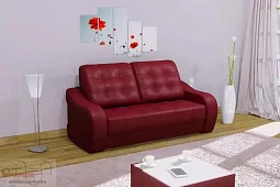 Прямой диван Элара Без механизма Красный