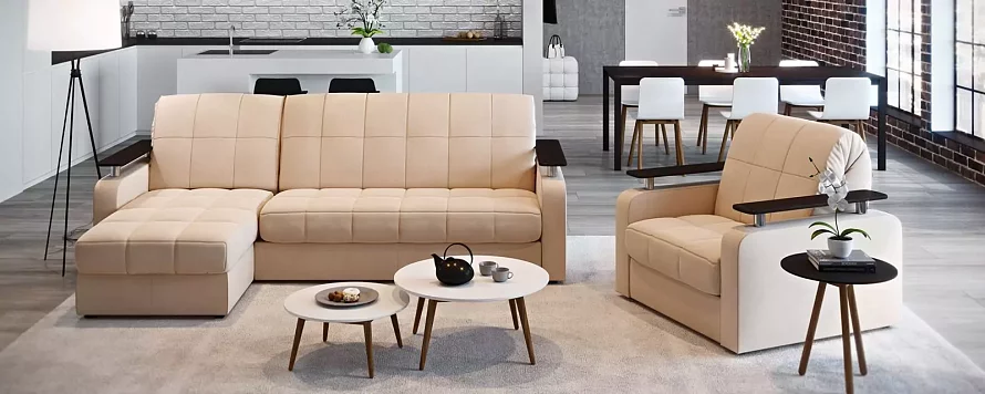 Диван-кровать Денвер Карина, Бежевый