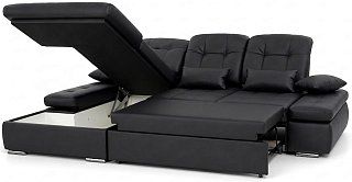 Угловой кожаный диван Лофт