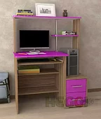 Компьютерный стол Мебелеф-46 Фиолетовый 