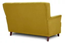 Прямой диван Каприз Без механизма Желтый