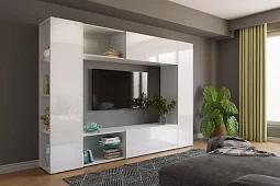 Стенка Некст 2 Купертино Белый 