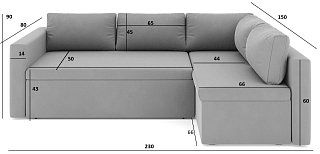 Угловой диван Мансберг