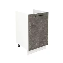 Шкаф нижний под мойку ШНМ 500 Нувель (бетон коричневый) 