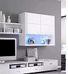 Стенка Ноктюрн 3 (Бланка 1) глянец 4 мдф глянцевая, Белый