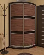 Радиусный шкаф-купе Мебелеф-1