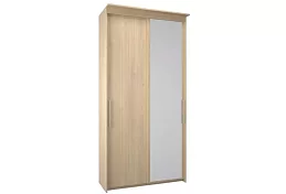 Шкаф-купе Эконом Миллениум 1184х2400х423 1 зеркало светлый роникон
