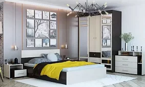 Кровать 160 Юнона Кровати без механизма Бежевый