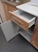 Кухня Настя мдф на заказ с Оранжевый 