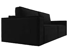 Прямой диван Куба Еврокнижка Черный