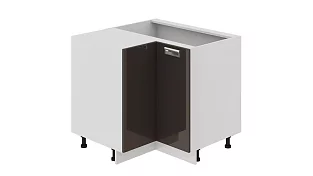 Шкаф напольный угловой с углом 90°