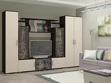 Стенка Виста со шкафом и пеналом Бежевый