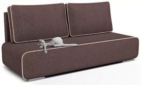 Прямой диван еврокнижка Марк Еврокнижка Коричневый 
