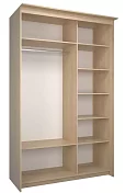 Шкаф-купе Эконом Миллениум 1468х2400х573 светлый роникон