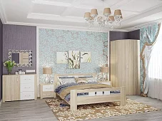 Тумба прикроватная Сопрано ТБ-220 с ящиками арт55 Бежевый