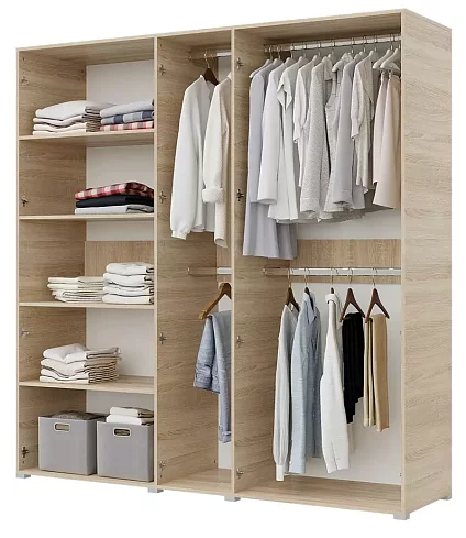 Шкаф Квадро 5-ти ств 2250, Белый