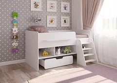 Детская кровать Легенда 6 Кровати без механизма Белый