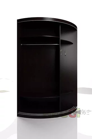 Радиусный шкаф-купе Мебелеф-12, Бежевый