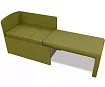 Кушетка Настя Малютка Лион, Зеленый