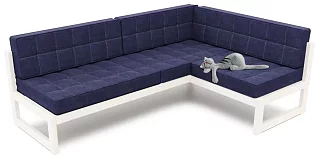 Диван угловой Сега Без механизма Синий
