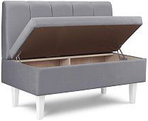 Прямой диван Лео (Сканди) Без механизма Серый